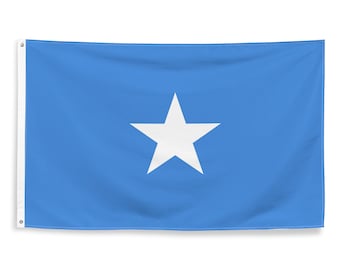 Somalische nationale vlaggen polyester met ijzeren grommets 100% Somalische vlag
