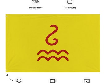 オイラト氏族のシンボル旗：遊牧民の伝統旗 - Etsy 日本