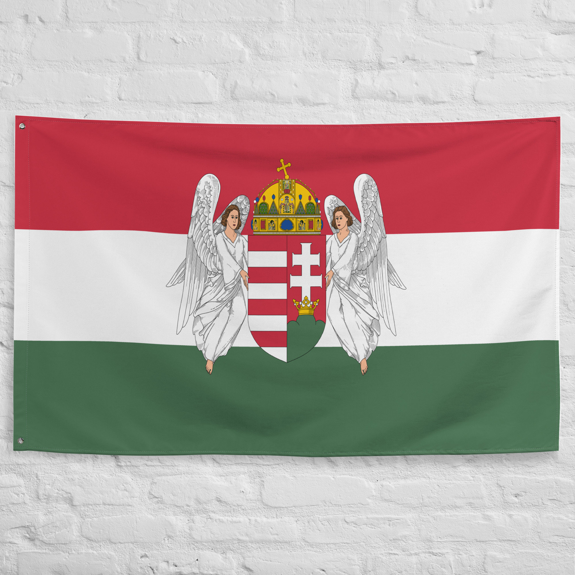 Ungarn Flagge Aufkleber – 7,6x3,8cm, Vinyl, Wetterfest, 2 Stück
