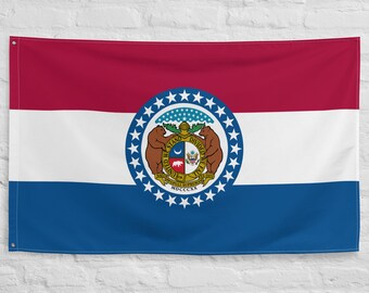 Missouri State Yard Flag USA-Made to Official State 1913 (One-Sided)