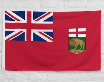 Canadian Province of Manitoba Flags with Iron Grommets 100% polyester Manitobans Flag Since 1965