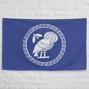 Athens Ancient Athenians Banner Flag 100% polyester with 2 iron grommets Ancient Athens Flags