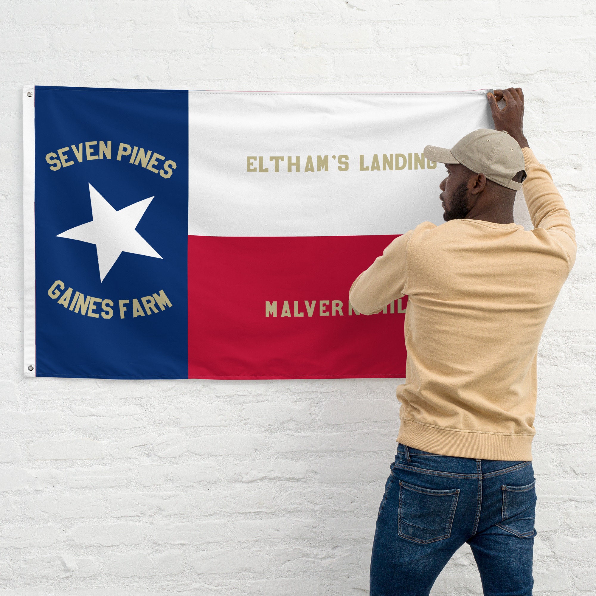 1st Texas Cavalry Magnolia Rangers Flag – 3x5 Ft – Civil War First Texan TX Polyester
