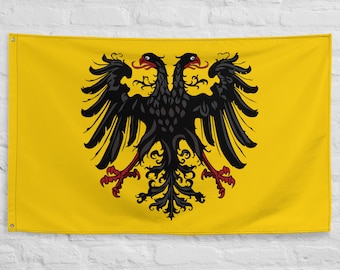 Historical 15th–19th Century Holy Roman Empire Shield Banner Flag 100% polyester with 2 iron grommets Kingdom of Germany Flags