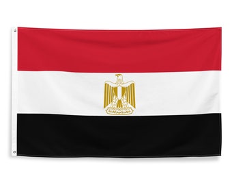 Egyptian National Flags Polyester with Iron Grommets 100% Egypt Flag