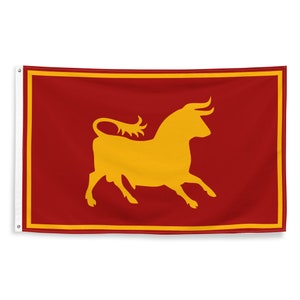 Grote Vlag Caesar's Legion Vlag binnen of buiten Vlag Hangende vlag banner 100% polyester met 2 ijzeren grommets