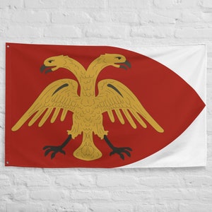 Empire of Trebizond Flag: Polyester Home Decor Banner