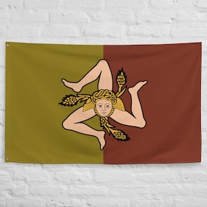 Ancient Syracuse Flag Banner: 100% Polyester, 2 Grommets