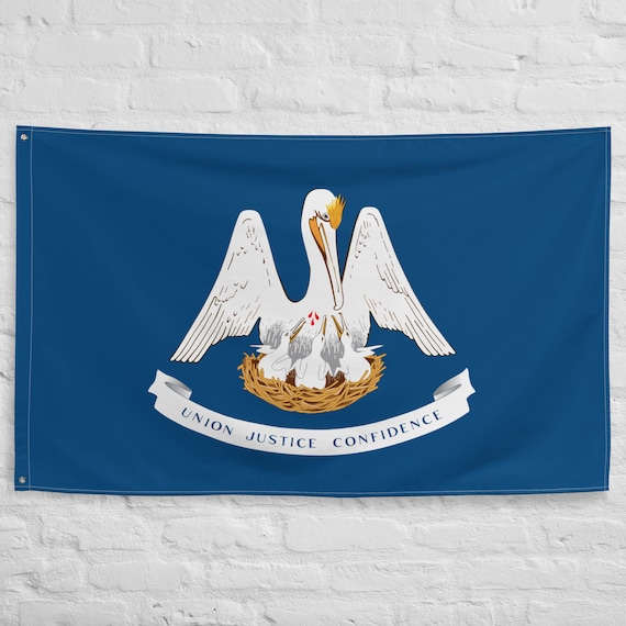 Louisiana State Yard Flag Usa-made to Official State 2010