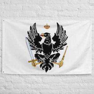 Prussia eu4 Flag 100% polyester with 2 iron grommets German state of Prussia Flags