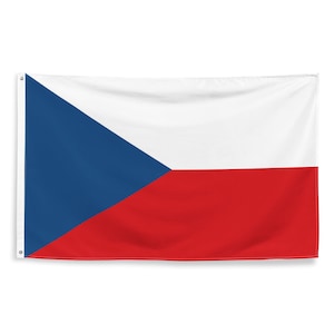 Czech National Flags Polyester with Iron Grommets 100% Czech Republic Flag
