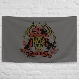 Large Flag Great Khans Flag indoor or outdoor Flag Flying flag banner 100% polyester with 2 iron grommets