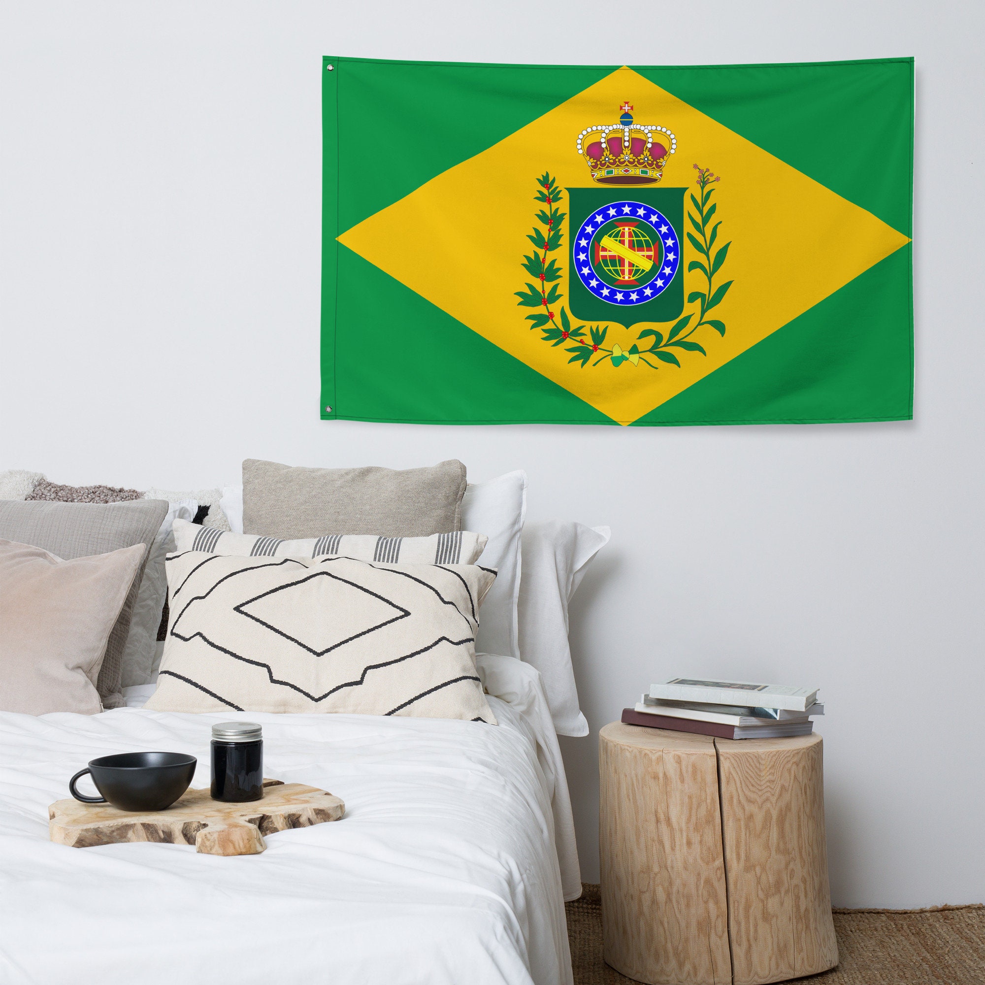 Empire of Brazil flag Pin for Sale by Tonbbo