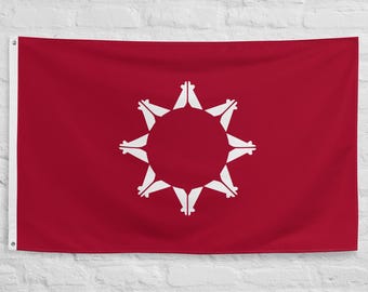 Pine Ridge Reservation Flag – Oglala Lakota Tribal Polyester Banner