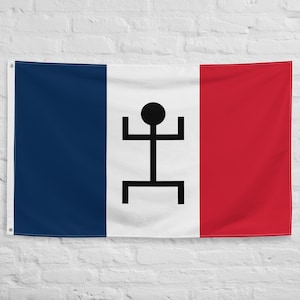 French Sudan Flag: Historical Polyester Wall Decor