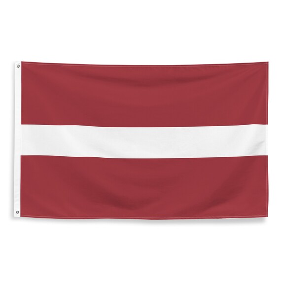 BANDIERA STRISCIE ROSSE E BIANCHE 90x60cm - BANDIERA A STRISCIA ROSSA E BIANCA 60 x 90 cm - AZ FLAG