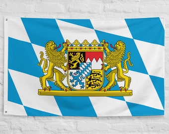 Große bayerische Löwenflagge, Oktoberfest-bayerische Flagge, Löwen