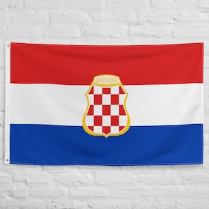 Croatian Republic of Herzeg-Bosnia Flag 100% polyester with 2 iron grommets Hrvatska Republika Herceg-Bosna Flags