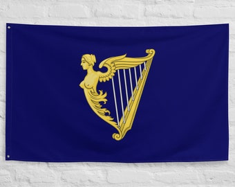 1542–1801 Royal Standard of Ireland Flag Banner 100% polyester with 2 Iron grommets Royal Standard of Ireland Flags