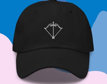 Sagittarius Zodiac Dad Hat: Embroidered Cotton Baseball Cap