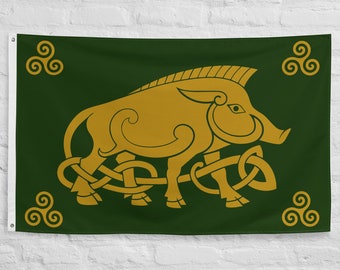 Large Ancient Gaul Flag Banner Made of Polyester Perfect For Home Decoration Arverni Tribe Flag