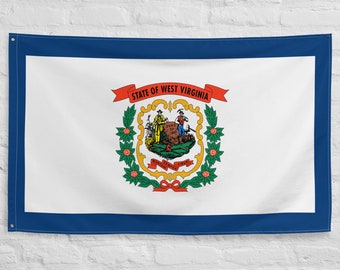 West Virginia State Yard Flag USA-Made to Official State 1929