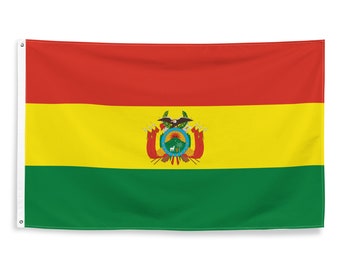 Bolivian National Flags Polyester with Iron Grommets 100% Bolivia Flag