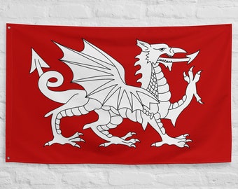 Anglo-Saxon Dragon Banner Flag: Kingdom of England Historic Flag