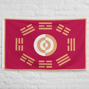 Joseon Flag, Korean Dynasty Banner, Royal Standard of Joseon, Korea&#39;s Royal Emblem, Joseon Dynasty Symbol, Korean Monarchy