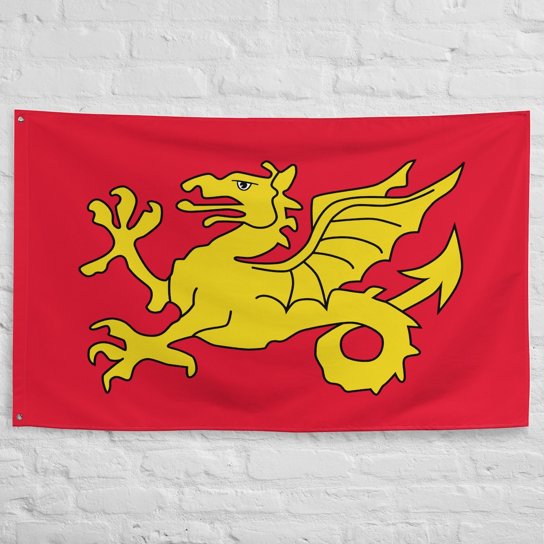 AZ FLAG Drapeau De Table Royaume Anglais Du Wessex 519-927, 21cm X 15cm