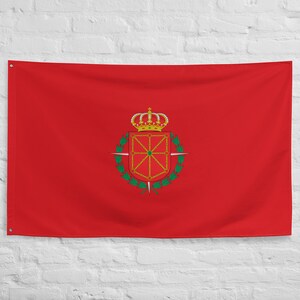 1937-1981 Large Navarre Flag Flying flag banner 100% polyester with 2 iron grommets Navarrese Flag