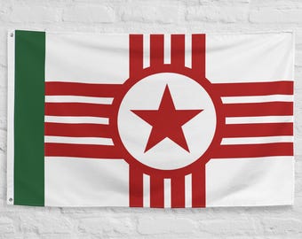 Fictional South California Flag Indoor/Outdoor Cyberpunk 2077 Banner