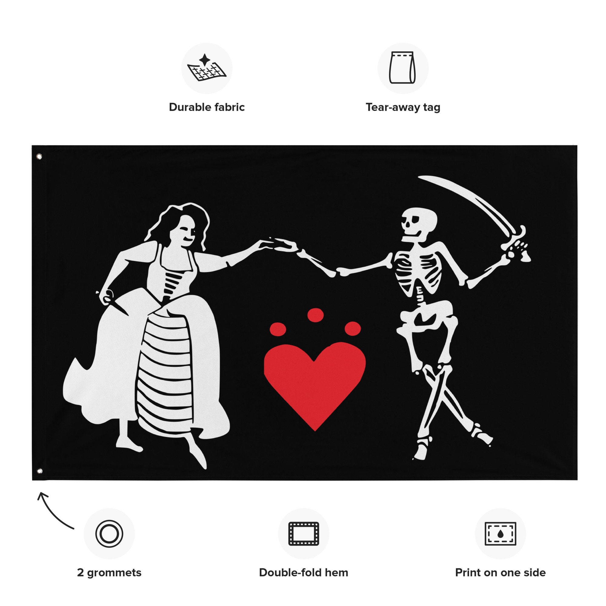 Black Flag Cornhole - Premium Shirt Green / S, image size:2000x2000