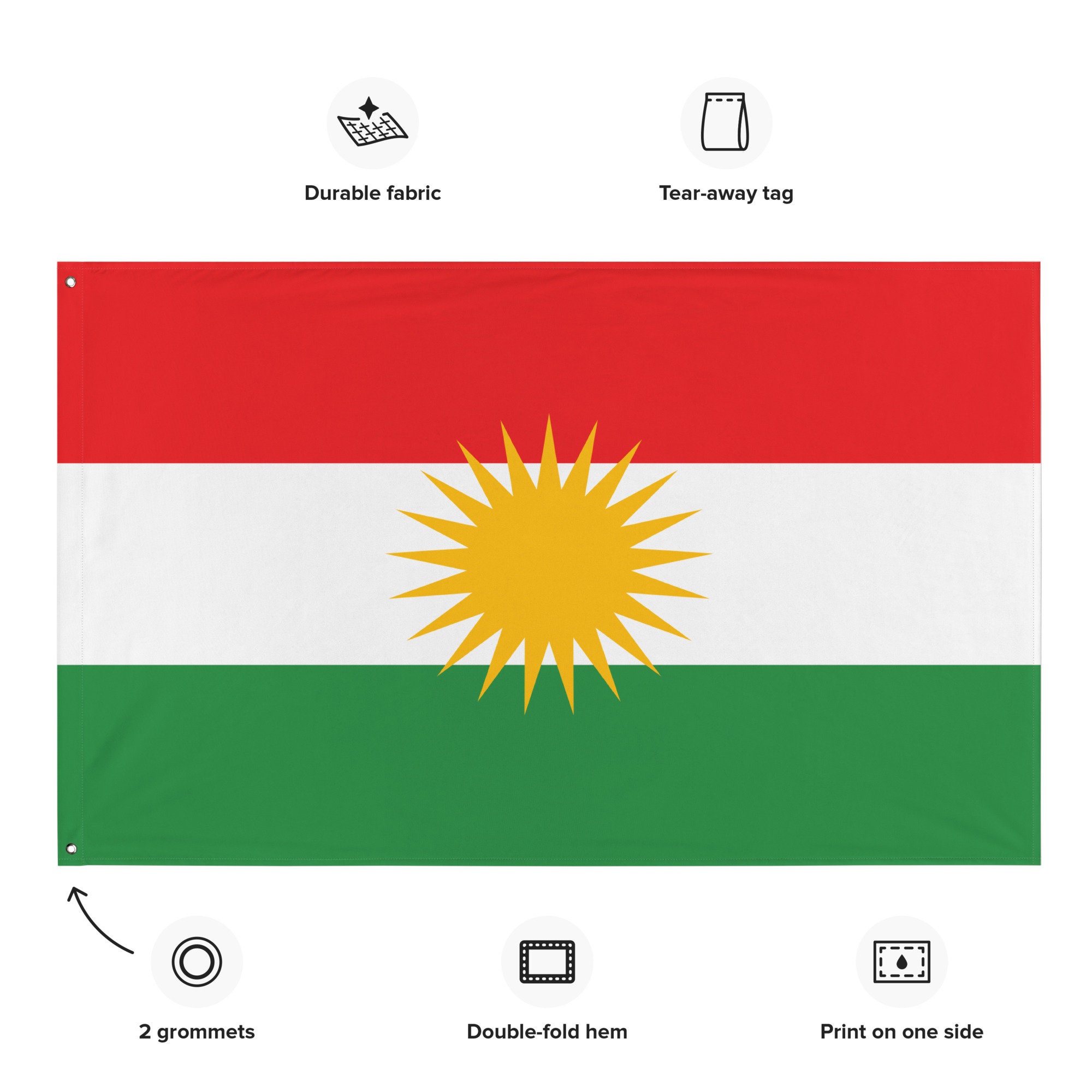 Motorhaubenbanner Kosovo-Befreiungsarmee - Wetterfeste Flagge 100x150cm