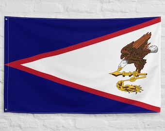 American Samoa Samoan Flag 100% Polyester 1960 (One-Sided)