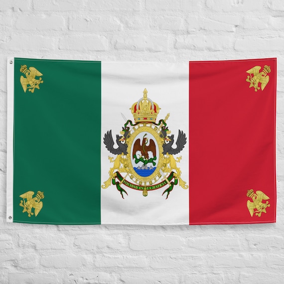 Drapeau Mexicain MX De 5,1 X 7,6 Cm Pour L'extérieur – En-tête En Toile Polyester Aux Couleurs Vives Et 4 Rangées Cousues – Drapeaux Nationaux Mexicains Avec œillets En Laiton