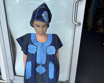 Conjunto de ropa africana para niños Aso okay Danshiki para niños