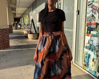 African Ankara kente palazzo  pants wide leg pants