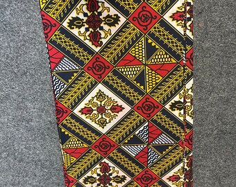 African fabric 6 yards Ankara print Ankara kente fabric, Fabric for African attire