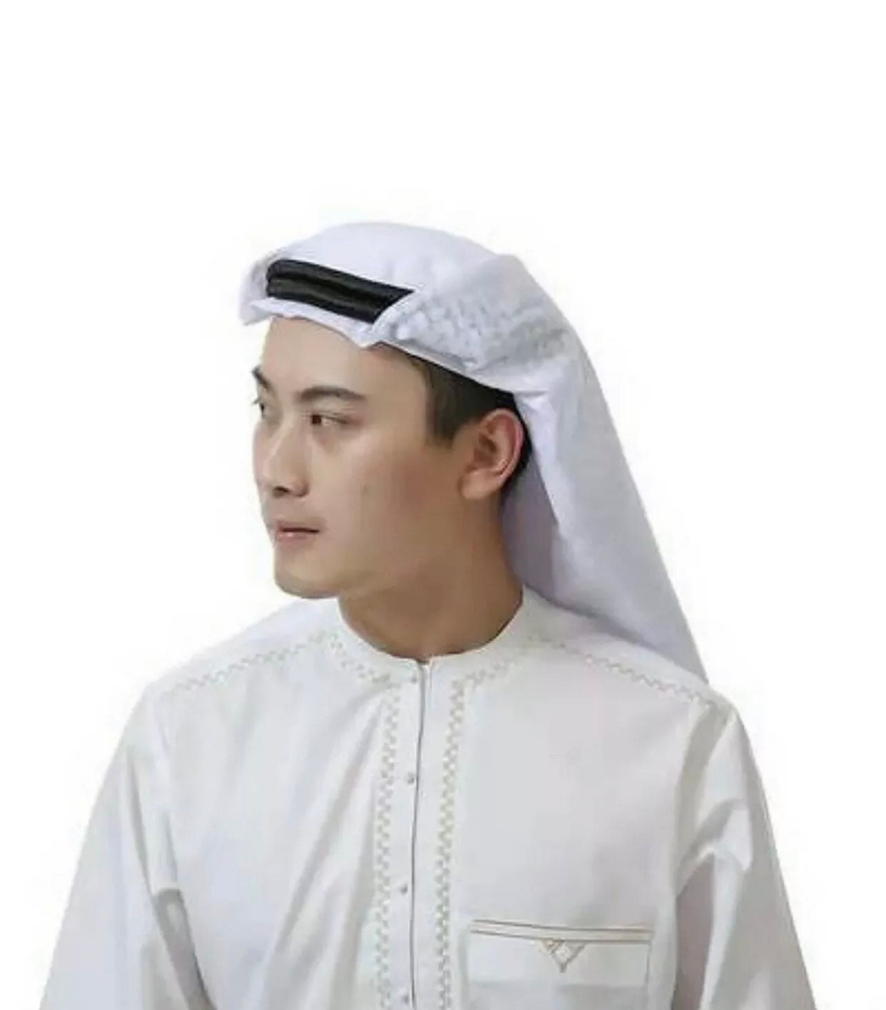 Pañuelo árabe para hombre, bufanda árabe musulmana, turbante Shemagh
