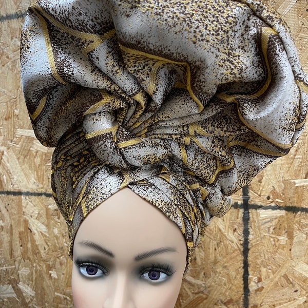 African autogele, ready to wear gele, African hat, traditional wedding hat...