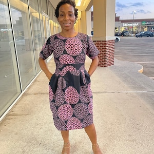 ON SALES African clothing for women Ankara dress midi length African dress African attire