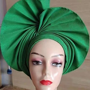 Autogele, Ready to wear Autogele, Gele, Headgear, Asooke, Bridal Gele, Nigeria Gele, Readymade Gele african Nigerian wedding