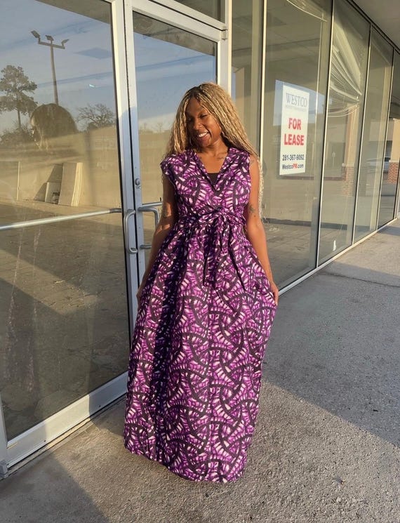 African infinity dress clothing for women Ankara kente die and tied