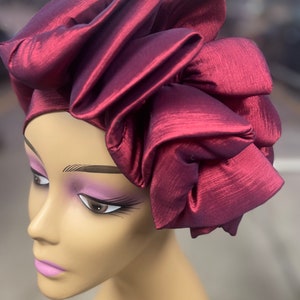 African autogele, ready to wear gele, African hat, traditional wedding hat...