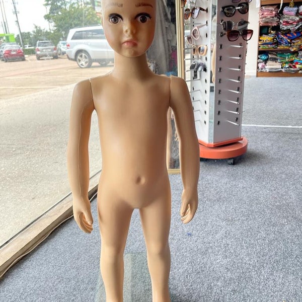 Mannequin Child a Full Body w/Base Realistic Display age 1 to 3 years