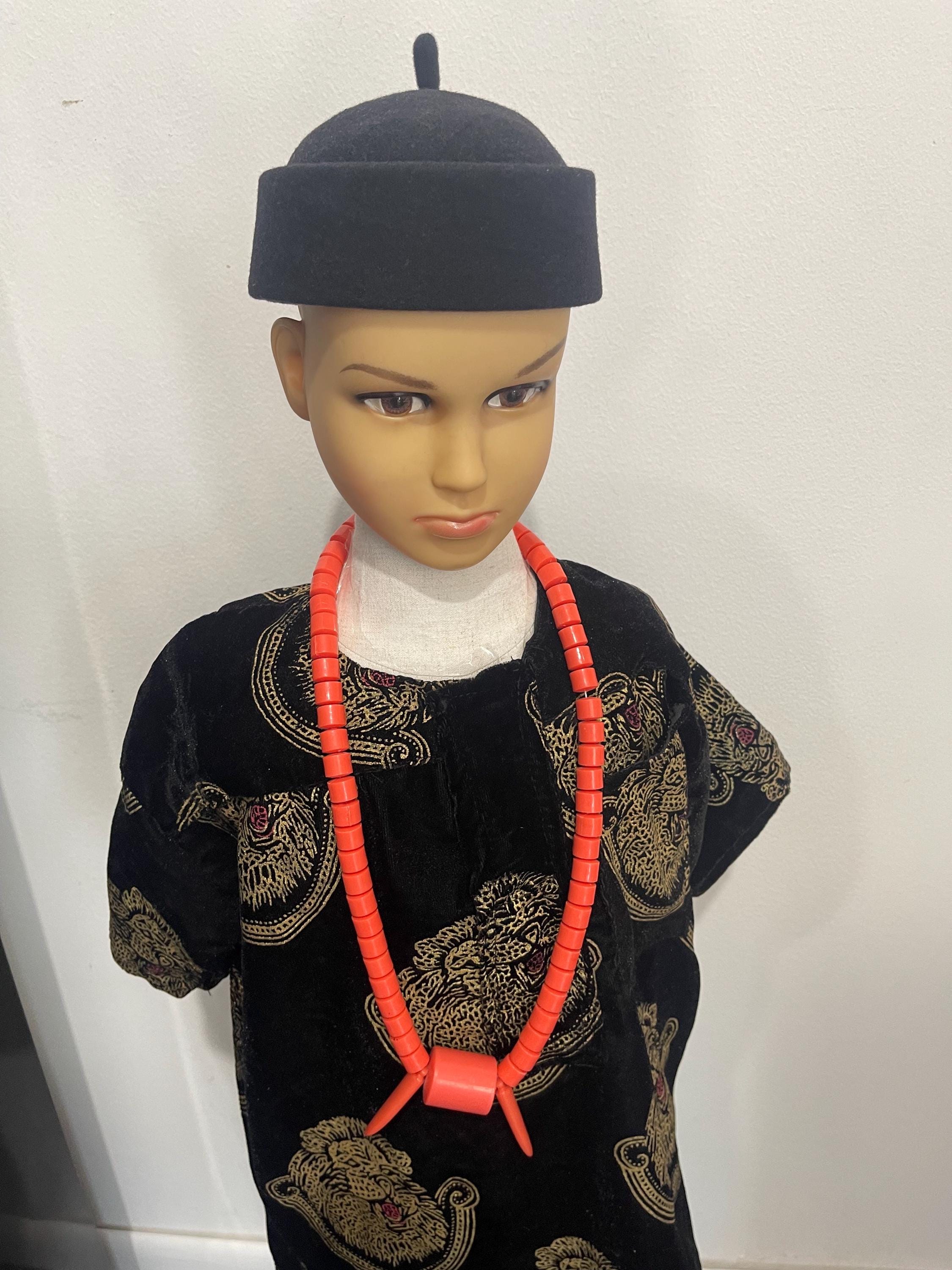 Kid's Traditional Lion Head Isiagu Short Sleeve Velvet Top. - Etsy