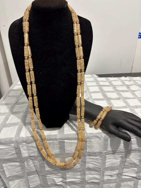 African Gold Men Long Neck Bead for All Occasions African Long