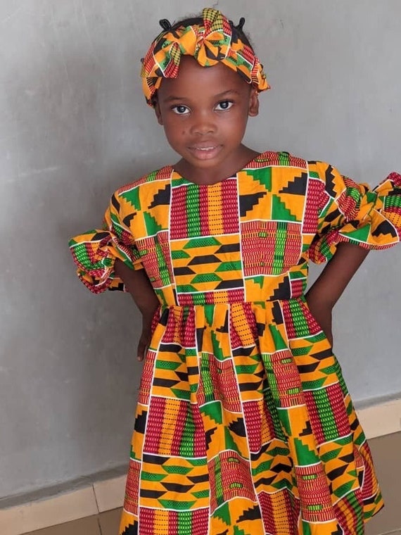 Kids African clothing for girls African children clothing African Ankara  kente Danshiki dress