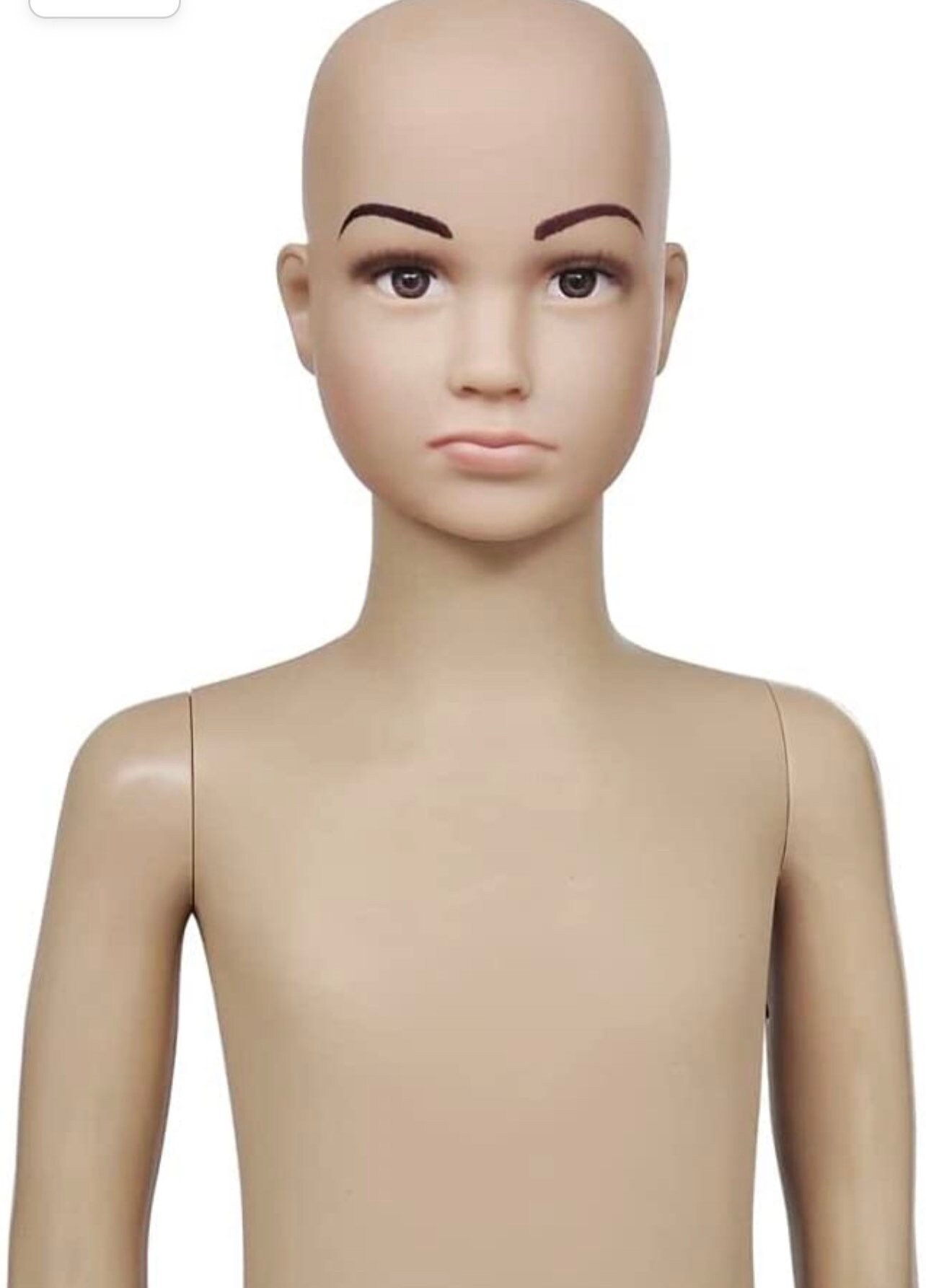 Mannequin Child a Full Body W/base Realistic Display Head Turn Form Etsy